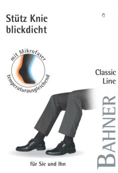 Bahner Classic Line Blickdicht Stützkniestrumpf 1 Paar 