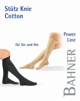 Bahner Power Line Cotton Support Knee High 1 Pair 