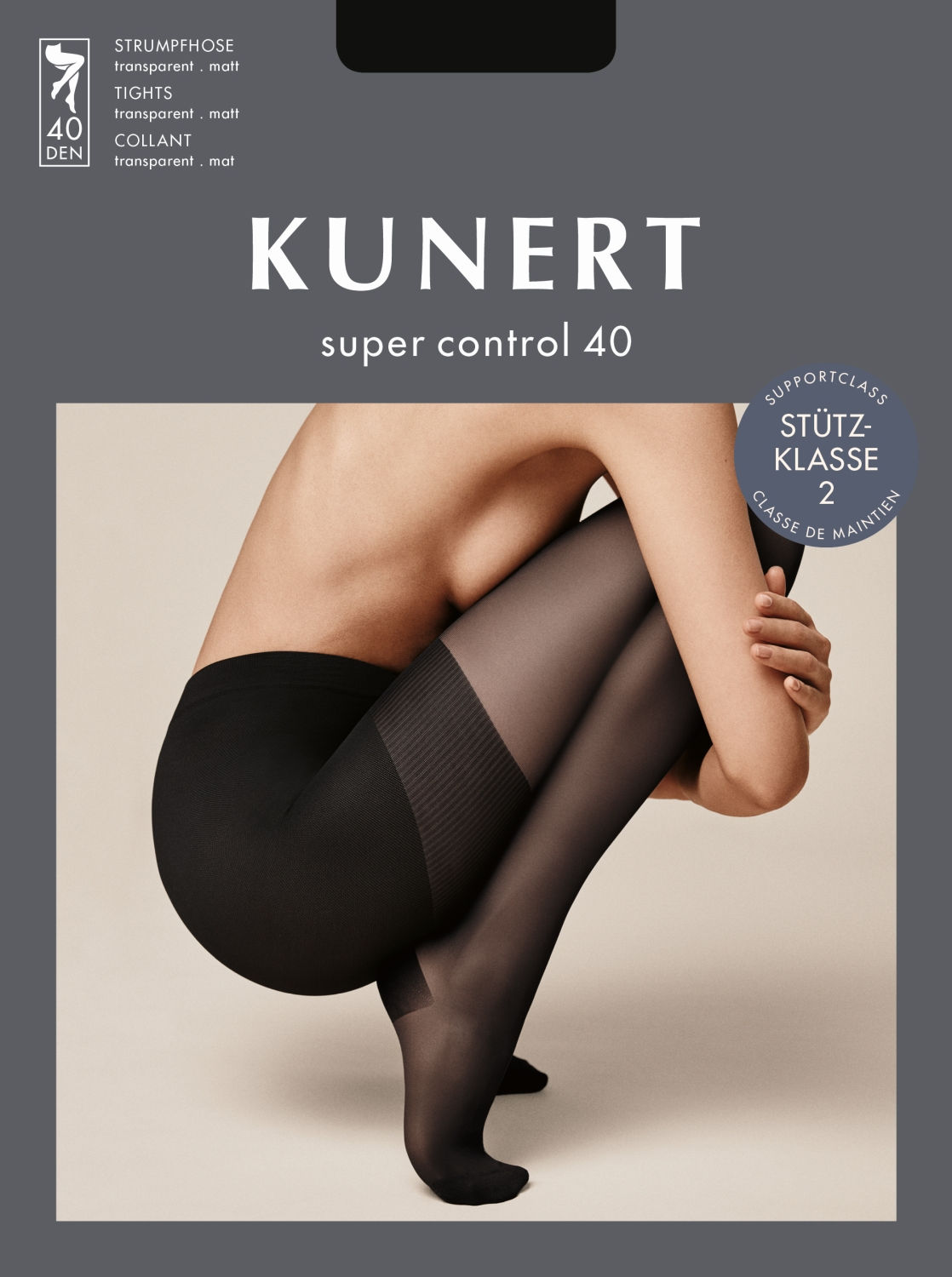 Kunert Super Control 40 Support Tights 3-Pack